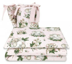 Baby Shop 3 részes ágynemű garnitúra - Baba állatok rózsaszín - babastar