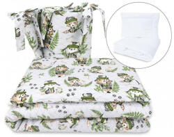  Baby Shop 5 részes babaágynemű - Természetes nyomozók szürke