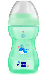 MAM Fun to Drink ivópohár 270 ml (2023) 8h+ Menta - Bálna