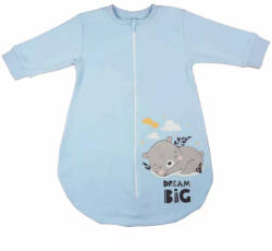 AB ABR Hosszú ujjú vékony pamut hálózsák (1 TOG) - Kék - Maci (56)