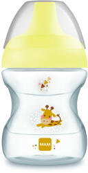 MAM Learn to Drink ivópohár 190 ml (2023) 6h+ - Sárga - Zsiráf