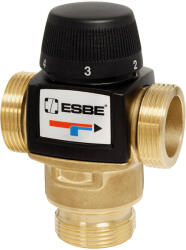 ESBE VTA572 1" KM termosztatikus háromjáratú keverőszelep, 30-70°C (31702500)