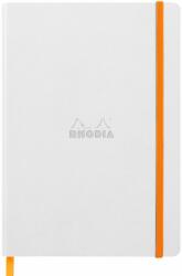  Notebook A5 Rhodiarama, 80 file, ivory, dictando, alb (CF1173862)