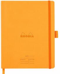  Meeting Book A5+ Rhodiarama, 80 file, portocaliu (CF1177952)