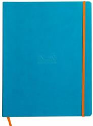  Notebook A4+ Rhodiarama, 80 file, ivory dictando, turcoaz (CF1177075)