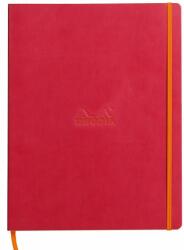 Notebook A4+ Rhodiarama, 80 file, ivory dictando, roze (CF1177129)