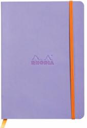  Notebook A5 Rhodiarama, 80 file, ivory, dictando, albastru (CF1174098)