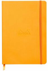  Notebook A5 Rhodiarama, 80 file, ivory, dictando, portocaliu (CF1174159)