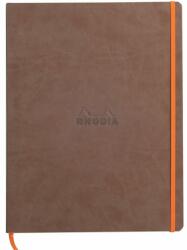 Notebook A4+ Rhodiarama, 80 file, ivory dictando, maro (CF1177037)
