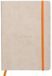  Notebook A5 Rhodiarama, 80 file, ivory, dictando, bej (CF1174050)