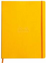  Notebook A4+ Rhodiarama, 80 file, ivory dictando, galben (CF1177167)