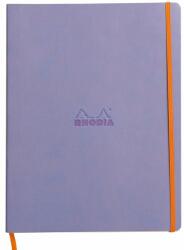  Notebook A4+ Rhodiarama, 80 file, ivory dictando, albastru (CF1177099)
