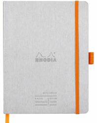  Meeting Book A5+ Rhodiarama, 80 file, argintiu (CF1177815)