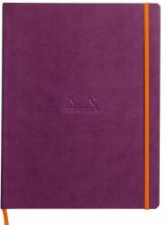  Notebook A4+ Rhodiarama, 80 file, ivory dictando, mov (CF1177105)