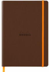 Notebook A5 Rhodiarama, 80 file, ivory, dictando, bronz (CF1173848)