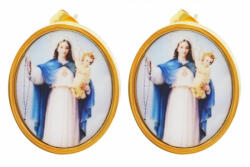 Maria King Akzent Szűz Mária fülbevaló, arany színű (ZE-5050341-002)