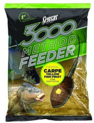 SENSAS Groundbait Sensas 3000 Method Feeder, Carp Yellow, 1kg (A0.S70741)
