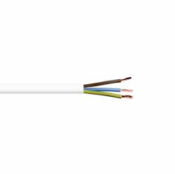 Cablu electric 3x0.75mm cupru alb MYYM 3 fire (MYYM-3x0.75MM)