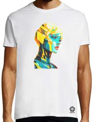 Magnolion Pop art cyberpunk portré v13 póló