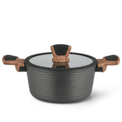 FISSMAN Oala Fissman-Diamond, aluminiu, 20x10 cm, 2.6l, negru (FI-14304)