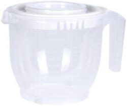 Koopman International Bol mixare Excellent Houseware, plastic, 16x15 cm, transparent alb (KO-022000070A)