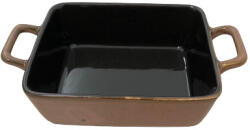 Koopman International Tava servire Koopman, ceramica, 23.6x15.3x5.6 cm, maro (KO-Q51200080B) Tava