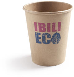 Ibili Set 12 pahare Ibili-Eco, hartie kraft, 7.5x9cm, maro (IB-260202)