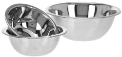Excellent Houseware Set 3 boluri mixare servire Excellent Houseware, otel inoxidabil, 18 20 24 cm, argintiu (KO-A12403260) Castron