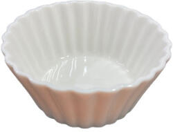 Koopman International Set 3 platouri servire rotunde Koopman-Excellent Houseware, ceramica, 8.5x4 cm, alb (KO-798000020r)