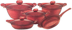 OMS Collection Set oale 9 piese OMS-Granite, aluminiu, rosu (OMS-30120111R)