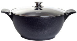 FISSMAN Oala cu capac Fissman-Grande, aluminiu, 40x28x20 cm, 6500ml, negru (FI-14320)