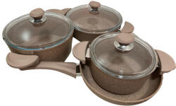OMS Collection Set oale 7 piese OMS-Granite, aluminiu, maro (OMS-30050102M)