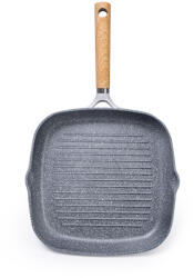 FISSMAN Tigaie grill Fissman-Shadow Borneo, 28x4, 5cm, aluminiu, gri (FI-5069)