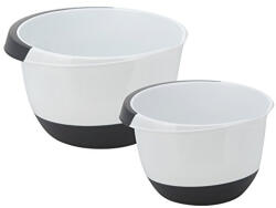 Excellent Houseware Set doua boluri mixare servire Excellent Houseware, polipropilena, alb negru (KO-Y54600320) Castron