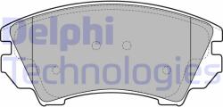 DELPHI LP2081 Set placute frana, frana disc