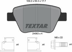 TEXTAR 2456301 Set placute frana, frana disc