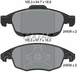 TEXTAR 2453801 Set placute frana, frana disc