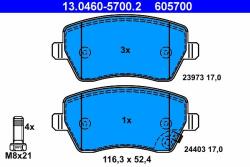 ATE 13.0460-5700.2 Set placute frana, frana disc