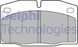 DELPHI LP415 Set placute frana, frana disc