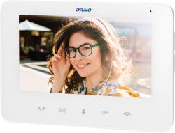 ORNO Monitor video, handset-free, color, LCD 7", pentru seturile INDI și SCUTI, eliberare poartă, interfon, alb