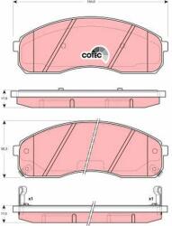 TRW GDB3301 Set placute frana, frana disc