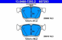 ATE 13.0460-7293.2 Set placute frana, frana disc