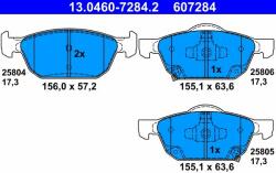 ATE 13.0460-7284.2 Set placute frana, frana disc