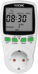 Orno Cronometru electronic cu afișaj LCD alb DT-1(GS) Orno