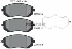 TEXTAR 2386501 Set placute frana, frana disc