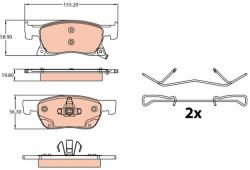TRW GDB2138 Set placute frana, frana disc