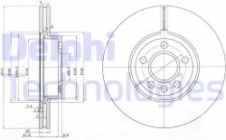 DELPHI BG3719 Disc frana