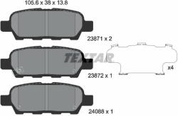 TEXTAR 2387101 Set placute frana, frana disc
