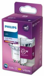 Philips Bec Classic LED GU10 4, 9W =65W 4000K neutru 485lm 36 grade Philips