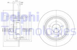 DELPHI BG3969 Disc frana
